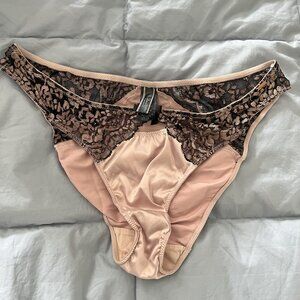 Boux Avenue satin and lace bikini panty size UK 14 / US 10